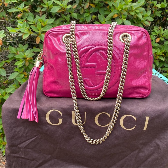 Gucci Handbags - GUCCI SOHO DISCO BAG PINK